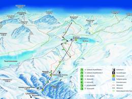 Trail map Weissee Gletscherwelt – Uttendorf