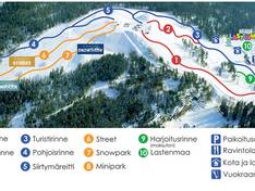 Trail map Mielakka