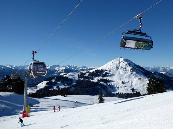 View of the Hohe Salve in the SkiWelt Wilder Kaiser-Brixental