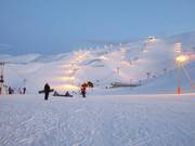Night skiing