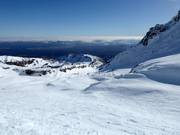 View from the Valley T-Bar to the Sky Waka Gondola mountain station