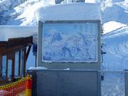 Slope map at the Gargellner Alpe