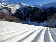 Excellent slope grooming