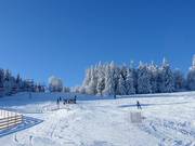 Intermediate slope at the Kleine Almberg chairlift