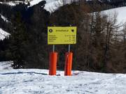 Detailed signage for each individual slope