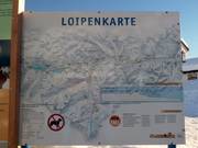 Trail map in Maloja