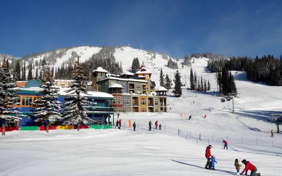 Biggest height difference in the North Okanagan Regional District – ski resort SilverStar