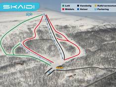 Trail map Skaidi
