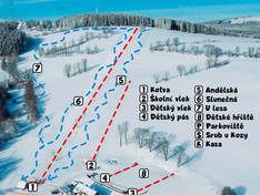 Trail map Annaberg – Andělská Hora