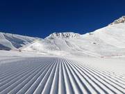 Start of the ski day in Scuol