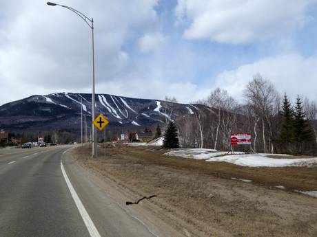 Capitale-Nationale: access to ski resorts and parking at ski resorts – Access, Parking Mont-Sainte-Anne