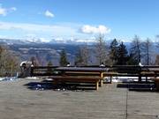 Sun terrace at Vigilius Mountain Resort