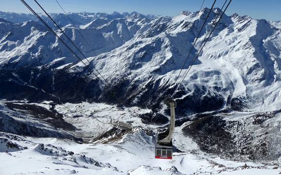 Glacier ski resort in the Province of Bolzano