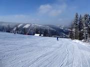 Wide and easy Szczyrkowska slope