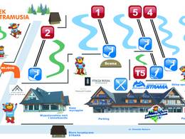 Trail map Nosal – Bystre