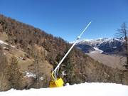Snow lance in the Watles ski area