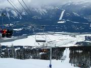 View along "The Stoke" quad chairlift