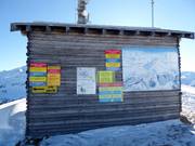 Slope map and further information in the Minschuns ski area