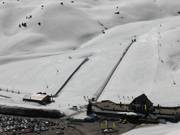 Beginner area with conveyor belts in the Zona Anayet