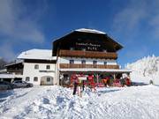 Guesthouse-Pension Alpe directly on the slopes