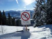 Riding on forest areas is prohibited