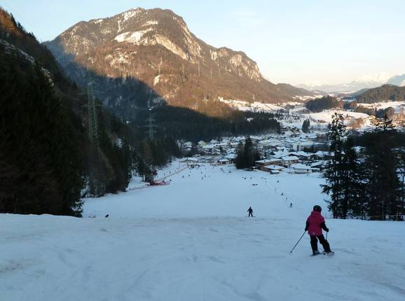 View of the slope at the platter lift
