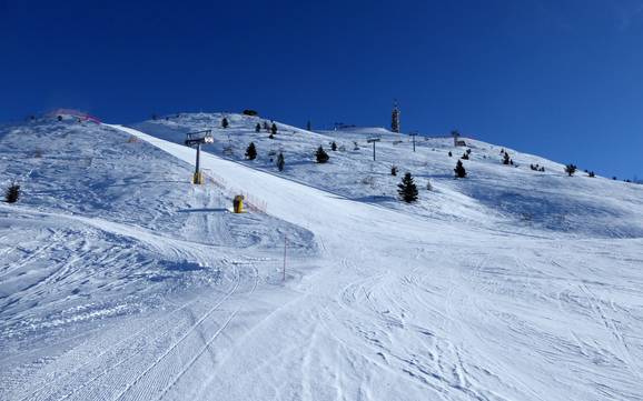 Skiing in the Garda Mountains