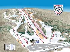 Trail map Woods Valley