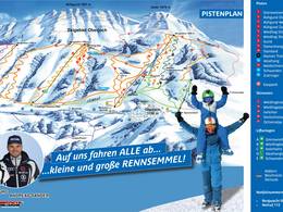 Trail map Oberjoch (Bad Hindelang) – Iseler