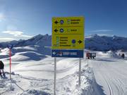Clear signposting