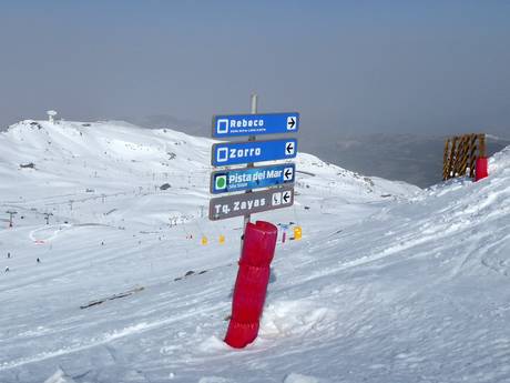 Spain: orientation within ski resorts – Orientation Sierra Nevada – Pradollano