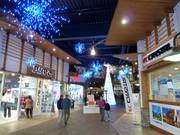 The Alpine Street at the ski hall The Snow Centre Manchester