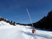 Snow lance in the Jochgrimm ski area