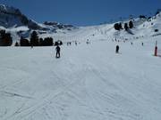Les Ours downhill run at the Snowpark