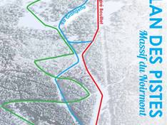 Trail map Mouthe – Massif du Noirmont