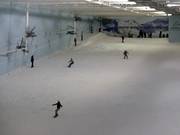 The slope in the indoor ski hall The Snow Centre Manchester