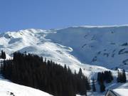 Ski area above the Gummenalp