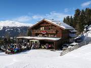 Stalder Hütte in the middle of the ski area