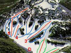 Trail map Cresta Valley