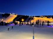 Night skiing