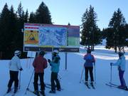 Slope map with information