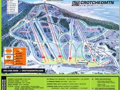 Trail map Crotched Mountain