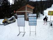 Information about the operating status in the ski area