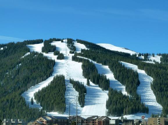 View of the slopes at Copper Mountain