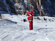 Snow cannon in the Gröden ski area