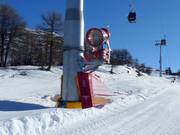 High-performance snow cannon at Stiergarten