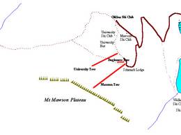 Ski resort Mount Mawson
