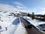The center of Idre Fjäll is located right next to the slopes.