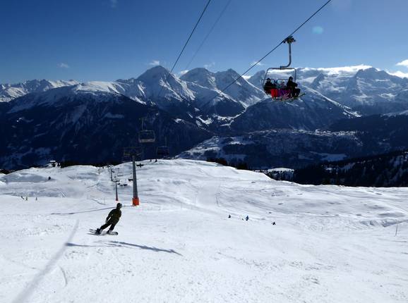 Slopes at the Gendusas chairlift