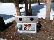 Waste separation in the ski area